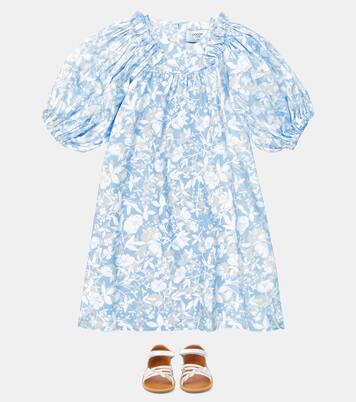 Poppy Tresse metallic leather sandals | Pom d'Api