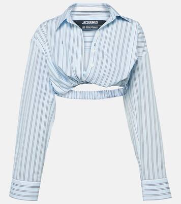 La Chemise Bahia Courte striped cotton top | Jacquemus