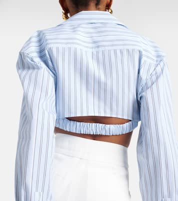 La Chemise Bahia Courte striped cotton top | Jacquemus