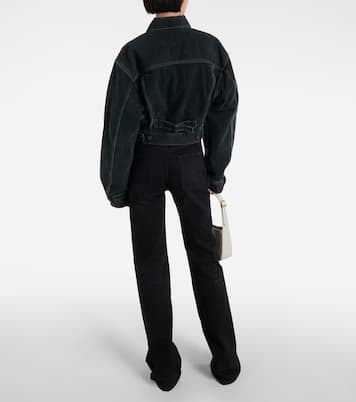 '80s cropped denim jacket | Saint Laurent