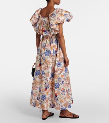 Robe longue Francesca en coton à fleurs | Ulla Johnson