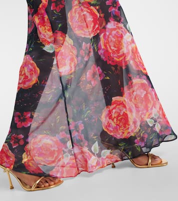 Bedruckter Maxirock aus Chiffon | Bananhot