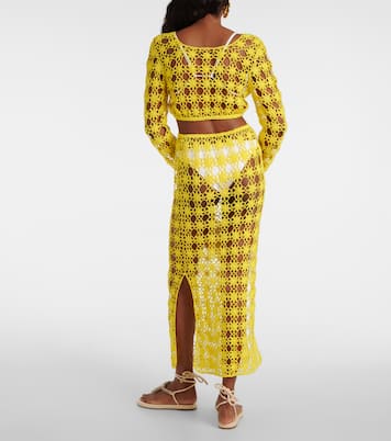 Gonna lunga Bella in crochet di cotone | Anna Kosturova