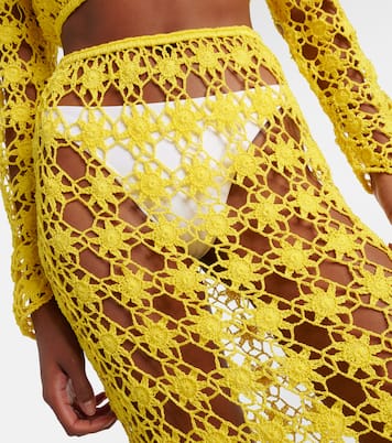 Gonna lunga Bella in crochet di cotone | Anna Kosturova