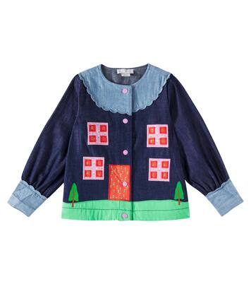 Printed denim blouse | Stella McCartney Kids