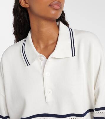 Polo Wonder rayé en coton | The Upside