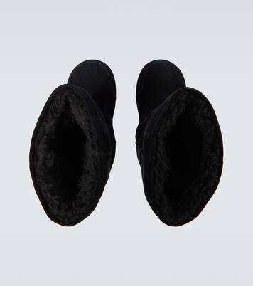 Bottes Alaska Fur High en daim | Balenciaga