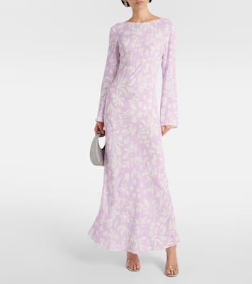 Robe longue Alondra imprimée | Rixo
