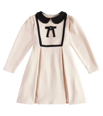 Bow-detail pleated dress | Patachou