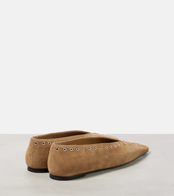 Suede ballet flats | Toteme