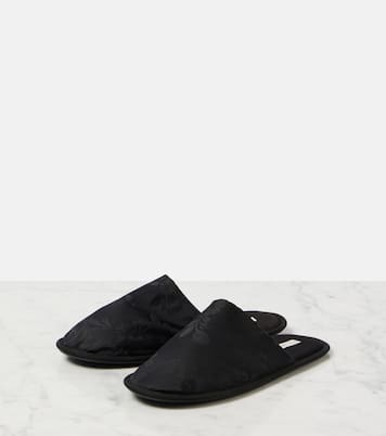 Slippers Frances in jacquard floreale | The Row