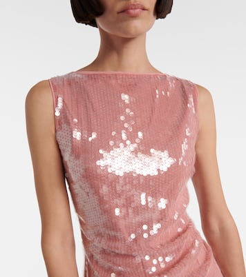 Robe Eton à sequins | Staud
