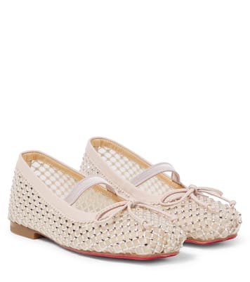 Baballet embellished ballet flats | Christian Louboutin Kids