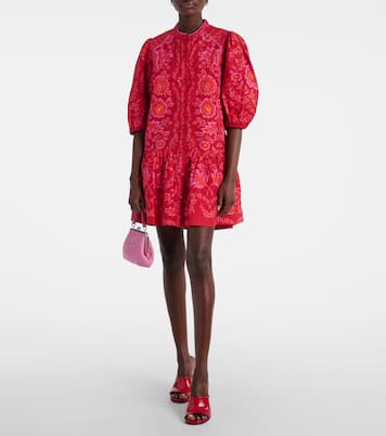 Bedrucktes Minikleid aus Baumwolle | Farm Rio