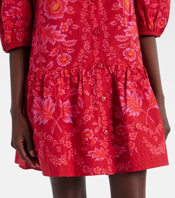 Bedrucktes Minikleid aus Baumwolle | Farm Rio