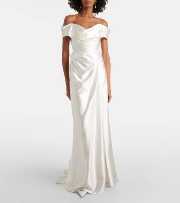 Bridal Mabel silk satin bustier gown | Vivienne Westwood