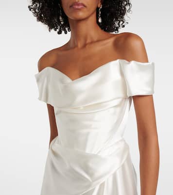 Bridal Mabel silk satin bustier gown | Vivienne Westwood