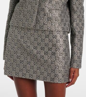 GG lamé miniskirt | Gucci