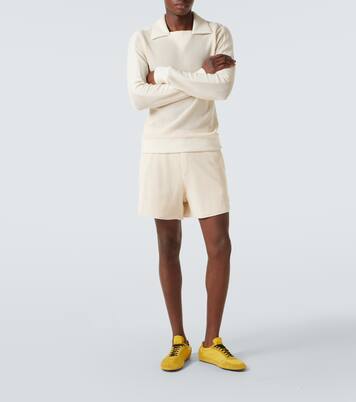 Song cotton mesh polo shirt | Wales Bonner