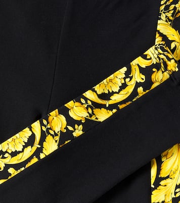 Cotton-blend jersey leggings | Versace Kids