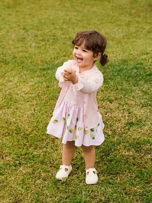 Bébé – Robe Carin imprimée en coton mélangé | Molo