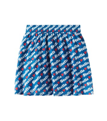 Falda de algodón estampada | Stella McCartney Kids