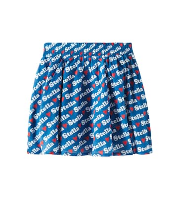 Falda de algodón estampada | Stella McCartney Kids