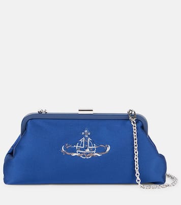 Dorothy embroidered satin clutch | Vivienne Westwood