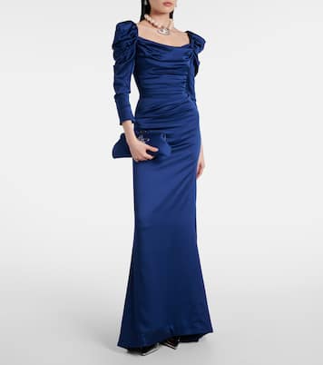 Dorothy embroidered satin clutch | Vivienne Westwood