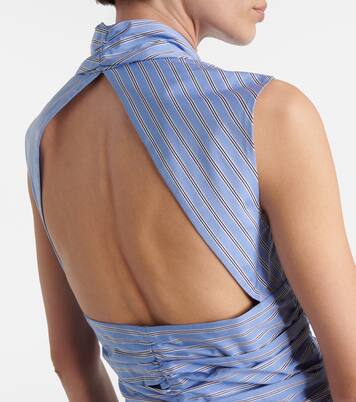 Robe rayée en coton | Patou