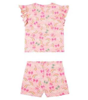  Lin Frill cotton top and shorts set | Konges Sløjd