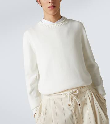 Pullover in cotone | Brunello Cucinelli