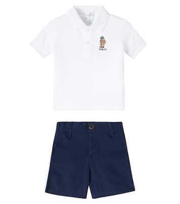 Baby Set Polo Bear aus Polohemd und Shorts | Polo Ralph Lauren Kids