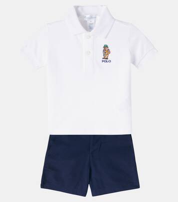 Baby Set Polo Bear aus Polohemd und Shorts | Polo Ralph Lauren Kids