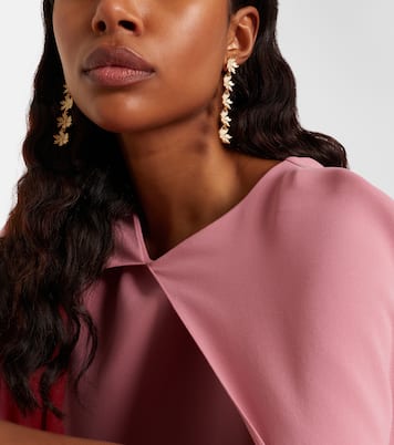 Ohrringe aus Emaille | Oscar de la Renta