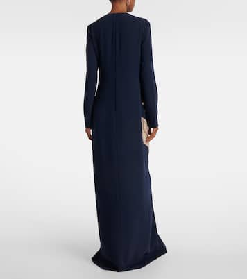 Verziertes Maxikleid Jennis aus Crêpe | Costarellos