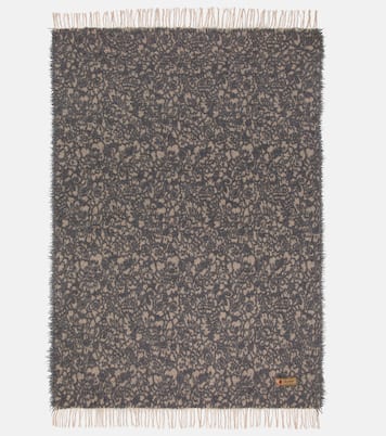 Malghe wool and cotton-blend throw | The House of Lyria