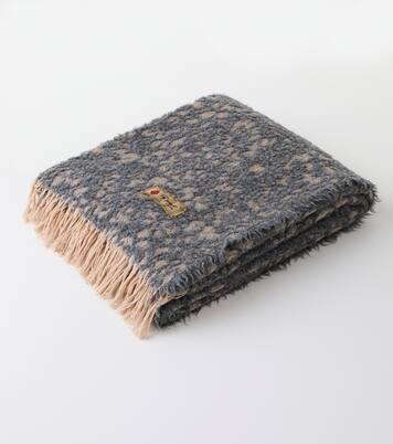 Malghe wool and cotton-blend throw | The House of Lyria