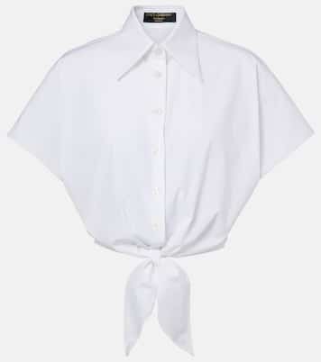 Cropped-Hemd aus einem Baumwollgemisch | Dolce&Gabbana