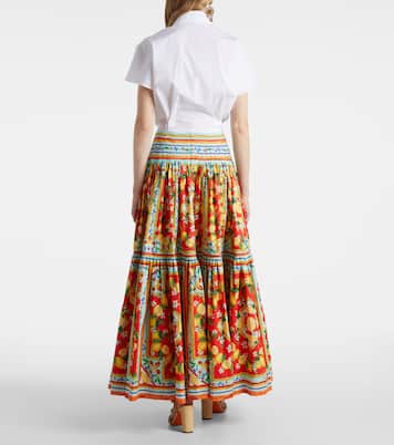 Cropped-Hemd aus einem Baumwollgemisch | Dolce&Gabbana