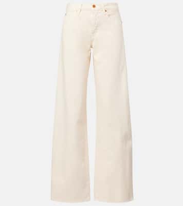 Mid-Rise Wide-Leg Jeans Mica | Slvrlake