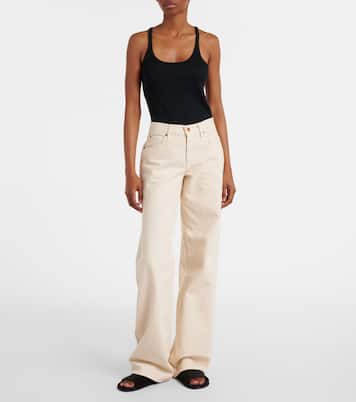 Mid-Rise Wide-Leg Jeans Mica | Slvrlake