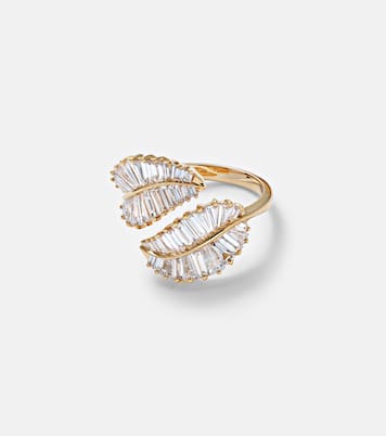 Bague Palm Leaf en or 18 ct et diamants | Anita Ko