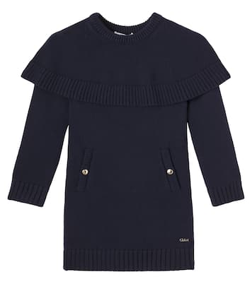 Robe en coton et laine | Chloé Kids
