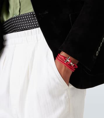 T braided leather bracelet | Tom Ford