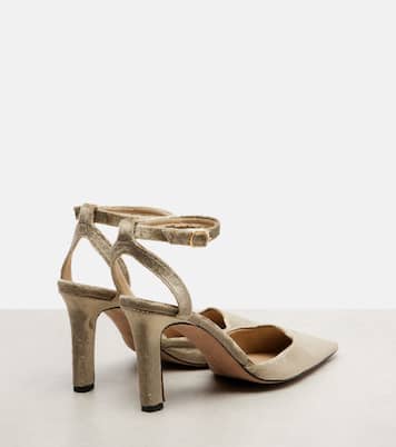 Carla 80 velvet pumps | The Row