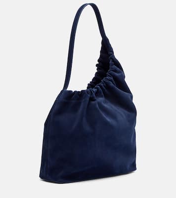 Schultertasche Demi Lune Cloud aus Veloursleder | Aesther Ekme