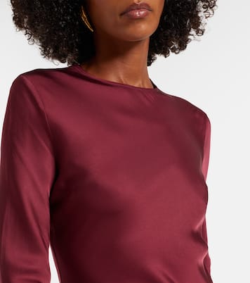 Signe satin gown | Rotate