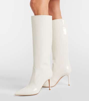 Hansen 85 patent leather knee-high boots | Gianvito Rossi