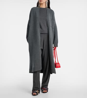 N°353 Relax cotton-blend straight pants | Extreme Cashmere
